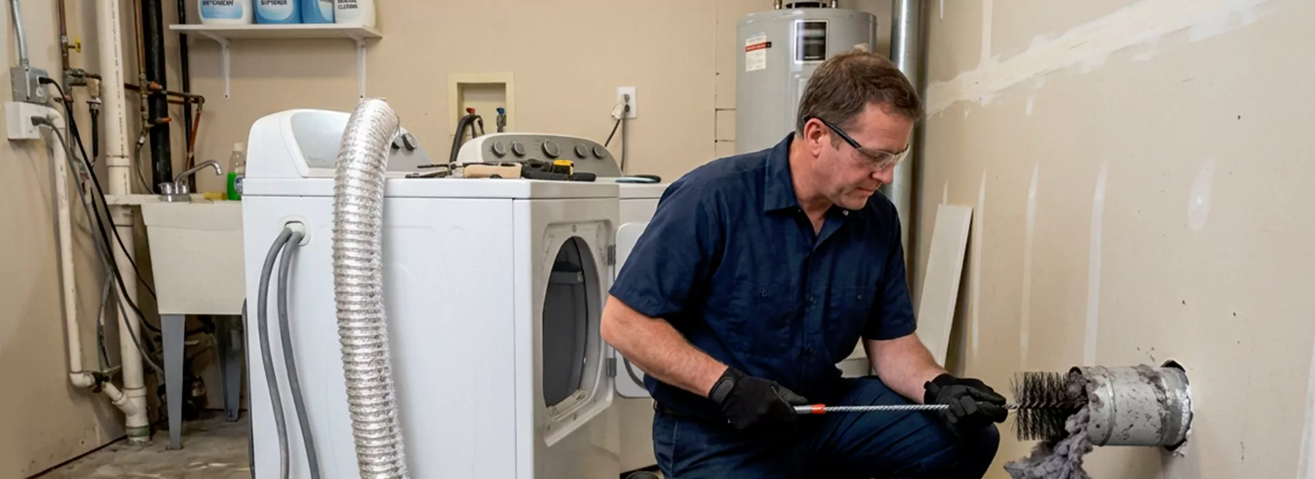Clogged Dryer Vent Repair in Union City, New Jersey