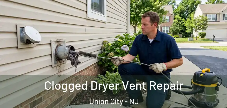 Clogged Dryer Vent Repair Union City - NJ