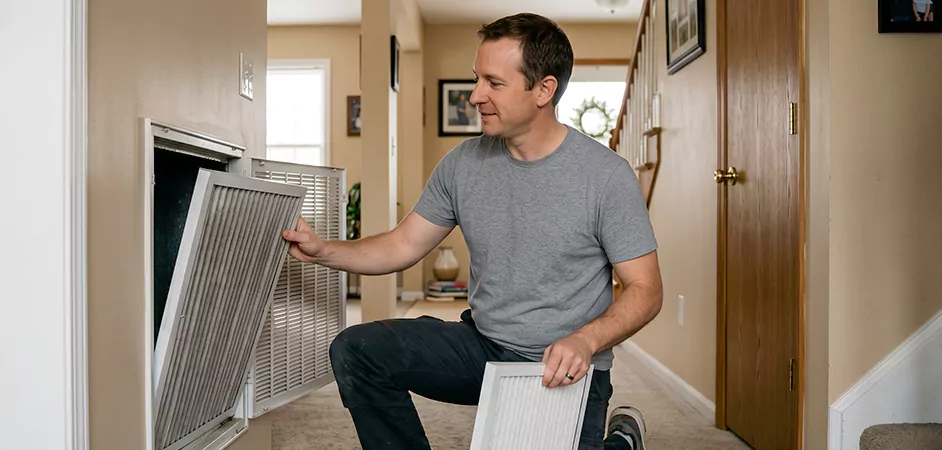 AC Air Filter Replacement in Union City, NJ