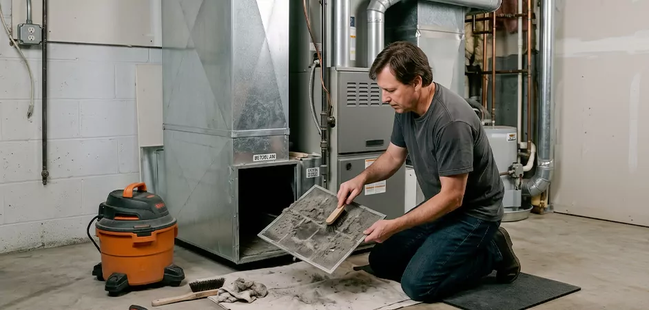 Dryer Lint Trap Maintenance in Union City
